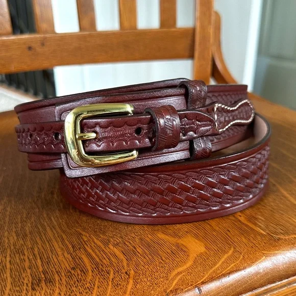Cabela\'s western  leather belt Cabela main image 3